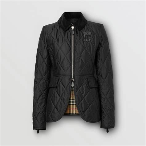 burberry motif quilted riding jacket|burberry quilted jacket sale women.